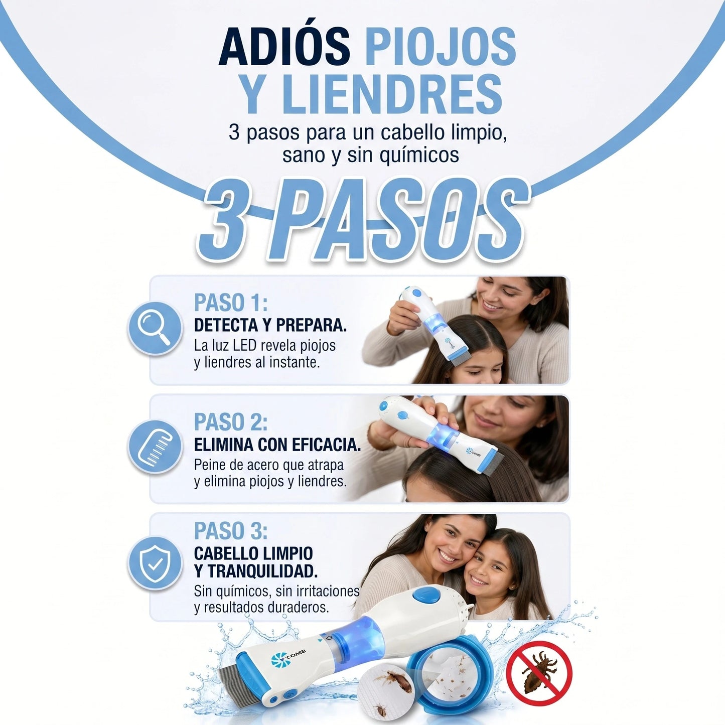 Aspiradora Quita Piojos Liendra