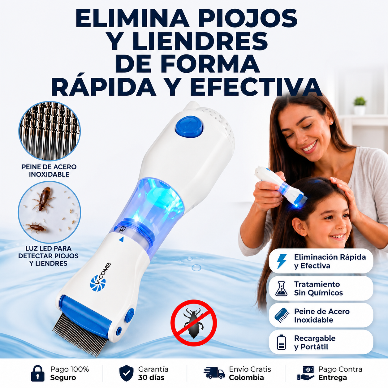 Aspiradora Quita Piojos Liendra