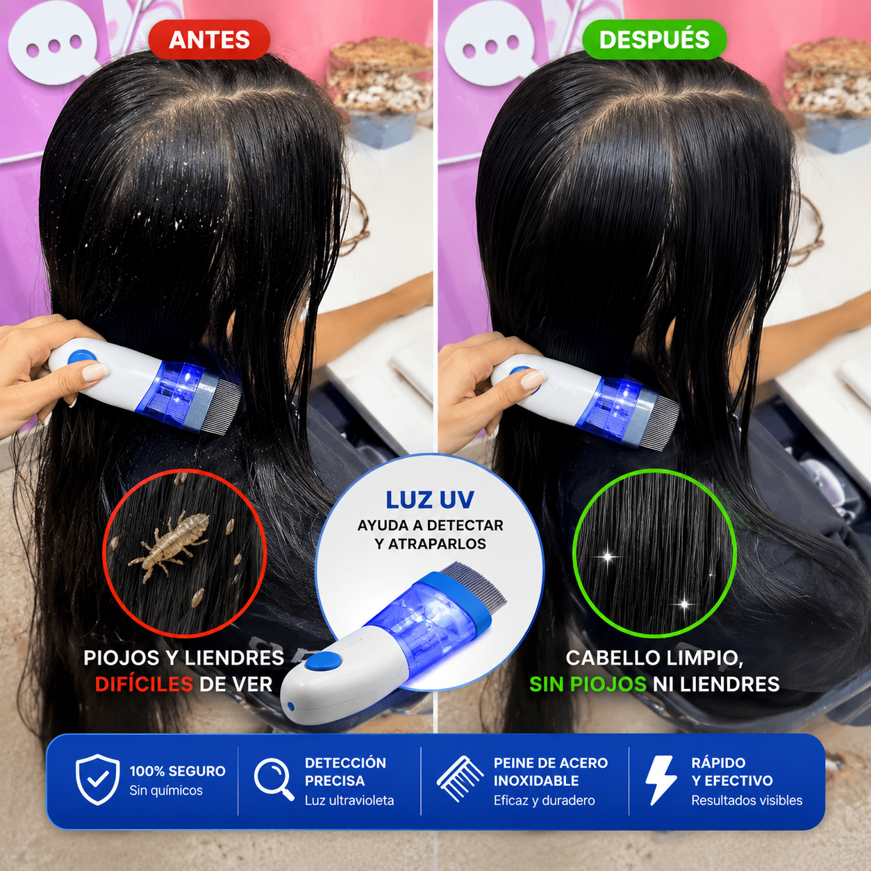 Aspiradora Quita Piojos Liendra
