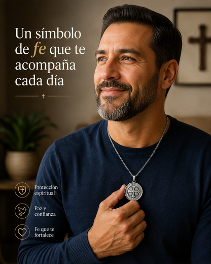 COLLAR  y DIJE SAN BENITO