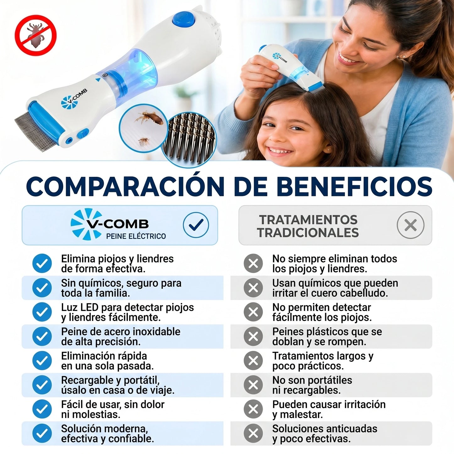 Aspiradora Quita Piojos Liendra